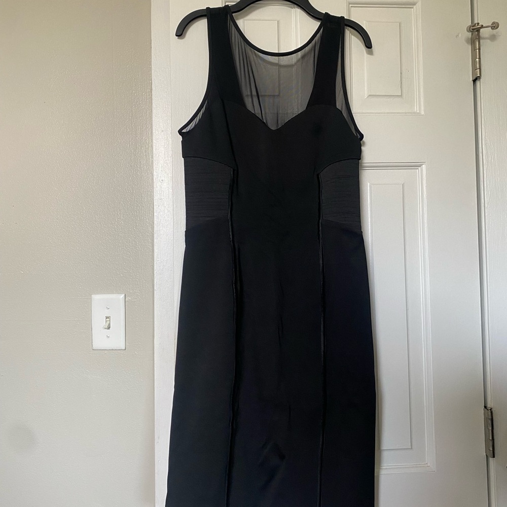BEBE Black Bandage Dress